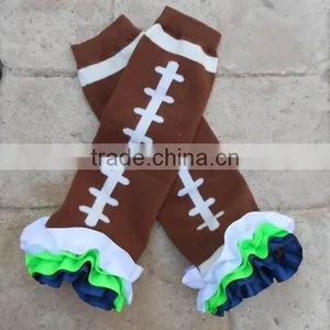 Factory Wholesale Football Baby Leg Warmers Knit Baby Leggings for Fall/Winter thumbnail-5