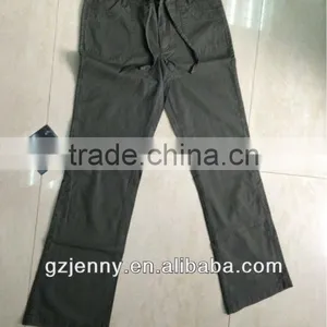 Cheap Instock Sale Long Men Cotton Trousers thumbnail-1
