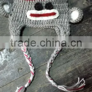 Owl Crochet Hat Baby Boy/Girl Crochet Owl Animal Beanie Hat Cute Baby Crochet Hat thumbnail-1