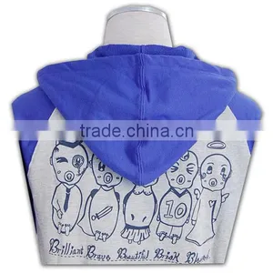 High Quality Lighter Zipper up Blue Children Winter Jacket thumbnail-4
