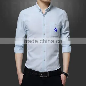 Fancy Non Iron Slim Fit Button Down Oxford Dress Shirt thumbnail-2