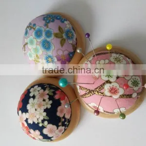 Pin Cushion With Wooden Base OEM Service thumbnail-3