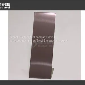 ASTM 316 Dark Brown HL Stainless Steel Sheet With High Quality thumbnail-4