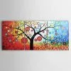 Hand-painted Abstract Oil Painting With Stretched Frame - Set of 3 Cleaning Oil Paintings thumbnail-1