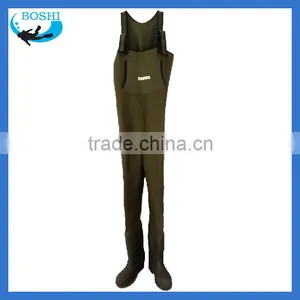 Breathable Camo Neoprene Chest Fishing Wader Rubber Suit thumbnail-3