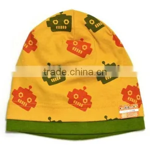 Autumn & Winter New Design Pure Cotton Robot Kids Skull Cap Baby Hat thumbnail-5