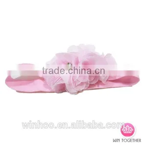 2015 Hottest Elastic Bead Flower Hairband for Chirldren thumbnail-6