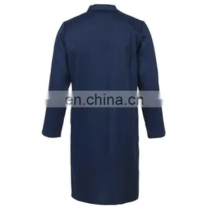 China Factory Cheap White Chemical Men Acid Resistant Lab Coat Designs thumbnail-2