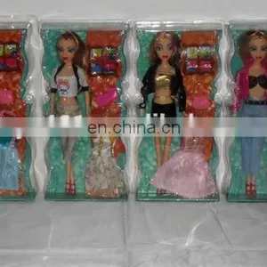 11.5 Inch 2013 Wedding Dress Little Girl Doll ModelsWith Dresses,Boots,Horse thumbnail-4