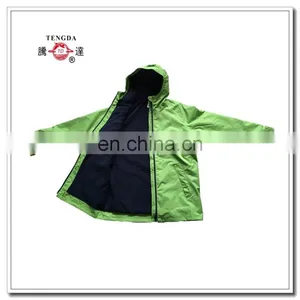 OEM Factory Nylon With PU Coating Children Warm Waterproof Ourdoor Jacket With Fleece thumbnail-1