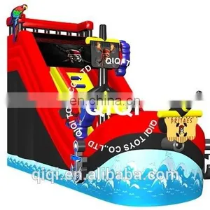 New Inflatable Pirate Ship Water Slide Inflatable Slide for Sale thumbnail-1
