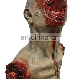 Breathless Hanging Dead Head Halloween Fancy Dress Party Adult Zombie Prop thumbnail-2