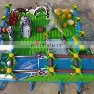 HI 0.55mm PVC Kids and Adults Inflatable Dinosaur Amusement Park Games for Sale From China Factory thumbnail-5