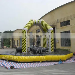 2017 Commercial Grade Popular CE Certificate Interesting Inflatable Wrecking Ball Demolition Game Zone thumbnail-3