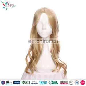 Styler Brand 24" Light Blonde Wig Long Big Wavy Hair Women Cosplay Party Costume Blonde Wig thumbnail-1