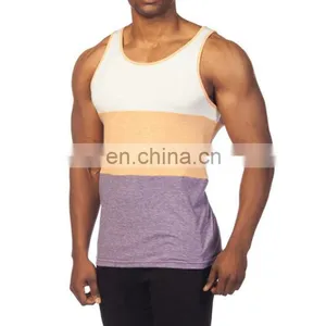 Yihao Men Clothing Apparel Sleeveless Fitness Sportwear Gym Vest Custom Stringers Shark Men Tank Top Stringers thumbnail-4