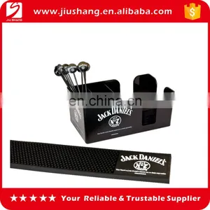 Custom Rectangle ps Plastic Decorative Bar Napkin Holder With Handle thumbnail-3