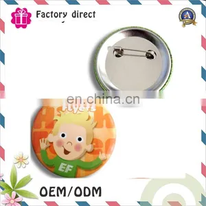Custom Made Metal Smiley Pin Badge and Blank Plastic Pin Badges thumbnail-6