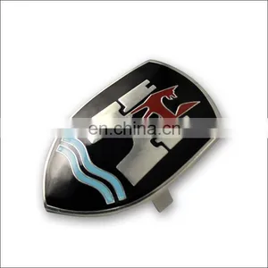 Shield Shape Enamel Metal Plates Brand Logos thumbnail-1