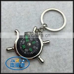 Custom Metal Perpetual Calendar Compass Keychain thumbnail-2