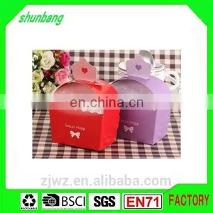 2015 Unique Paperboard Paper Foldable Sweet Paper Cake Box Packaging thumbnail-1