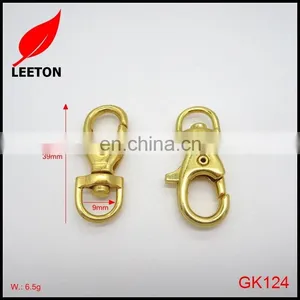 Factory Supply 9mm Small Gold Lanyard Snap Hook thumbnail-4