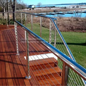 Simple Design Stainless Steel Diameter 4mm Cable Railing for Balcony thumbnail-3