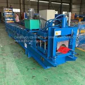 Color Steel Ridge Tile Panel Sheet Roll Forming Machine thumbnail-3