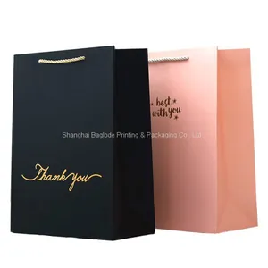 Wholesale Logo Printed Retail Paper Shopping Bag With Handle thumbnail-1