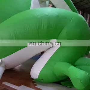 Commercial Use Advertising Inflatable Green Frog Mascot With Logo Printing for Business Display thumbnail-5