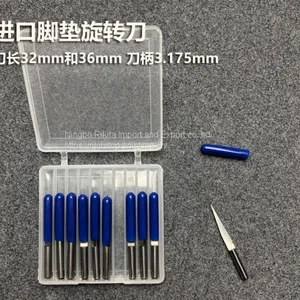 Auto Pad Rotary Blade Imported Tungsten Steel Engraving Knife Aurel Zhuoxing General Set Cover Rotary Knife Hard Alloy Sharp Knife thumbnail-1