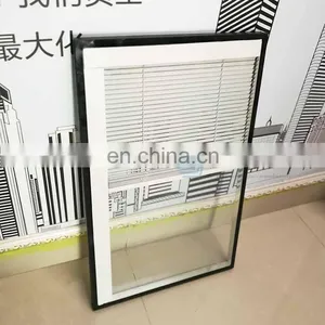 5+19A+5mm 6+19A+6mm Tempered Insulating Louver Blades Glass With Inner Blinds Between Glass for Windows Doors Partition Wall thumbnail-2