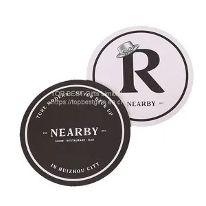 Printed Personalized Cocktail Paper Coaster Custom for Bar thumbnail-1