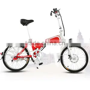 China Factory Direct Hot Sale 48v 240w Folding Portable Electric Bicycle thumbnail-2