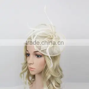 Elegant Flower Hairclip Sinamay Fascinator Derby For Chuch/Races thumbnail-1
