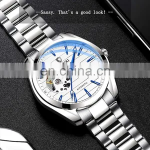 CHENXI 8806 Men Mechanical Automatic Watch Stainless Steel Sport Waterproof Mechanical Watches thumbnail-4