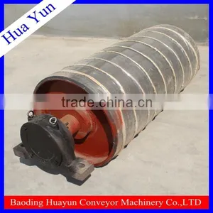 Rubber Coated Conveyor Belt Pulley for Coal Mining Equipment thumbnail-1