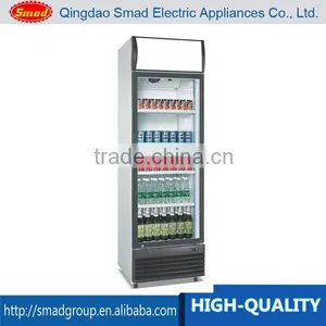 Soft Drink Glass Door Display Refrigerator Upright Showcase Refrigerator thumbnail-1