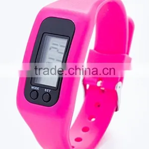 New Arrivals 2016 Fashion Children Silicone Pedometer Wrist Watches thumbnail-4