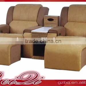Beiqi Guangzhou New Design Double Person Comfortable and Spacious Manicure Chair Used Beauty Salon Furniture thumbnail-1
