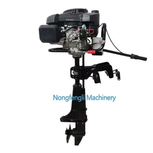 4-Stroke 9HP Electric Start With Reverse Gear Air-Cooled Marine Outboard Engine thumbnail-5