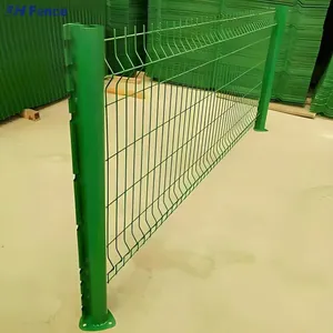 3d Wire Fence Panels Customized Panel Curved Welded Fencing thumbnail-1