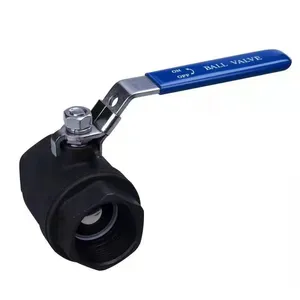 1-1/4'' A216 WCB 2pc Carbon/Stainless Steel Ball Valve With BSPT/NPT Female Thread Ball Valve Electric Control Valve thumbnail-3