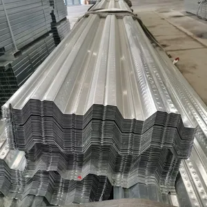 High-Strength Galvanized Open Type Floor Decking Sheet YX76-305-915 for Steel Structure Buildings thumbnail-4