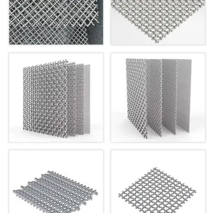 High-strength Steel Mesh Screen, Embossed Woven Mesh for Stone Crushers, 65mm Vibrating Screen thumbnail-1