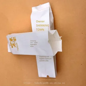 Disposable Toothpick Packaging Paper Bags, Toothpick Floss Laminated Paper Bags, Chopstick Paper Bags, and Wet Wipe Paper Bags for Hotels and Catering thumbnail-3