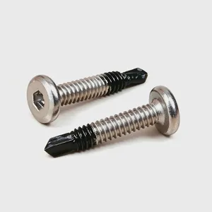 Drilling Screw for Industrial Construction Wall Cladding 410 Stainless Steel Yellow Zinc Full Sizes Free Samples thumbnail-2
