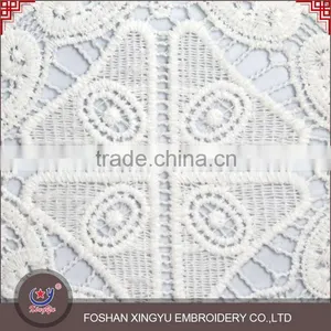 Unique and Fashional Style Micro Fiber Polyester Cheap Bridal Water Soluble Lace Fabric thumbnail-3