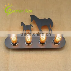 Two Horse Fancy Designs Wall Lamp Wall Light/Classic Wall Sconce thumbnail-6