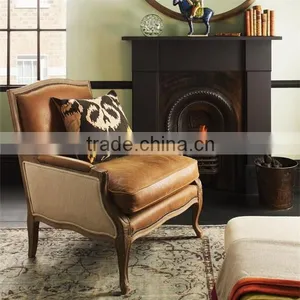 RCH-4234 Good Quality Antique Office Leather Armchair thumbnail-1